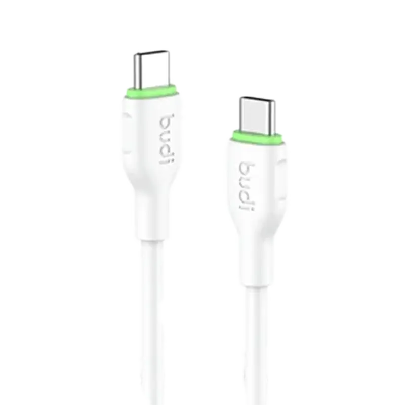 Budi 261TT3 Cable 65W 3m Soft material White Mascom International.webp